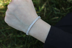 Side Double Tennis Bracelets