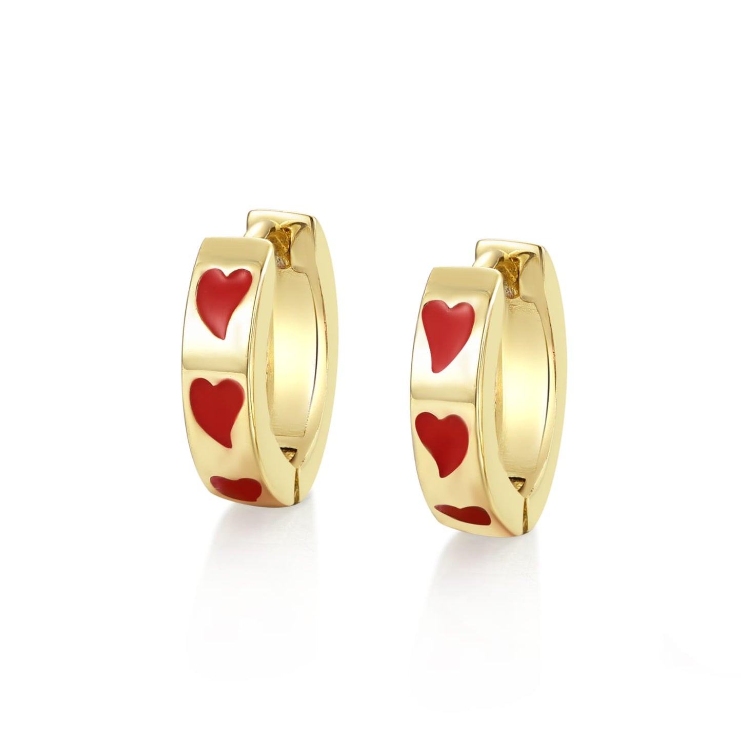 Heart Hoop Earrings
