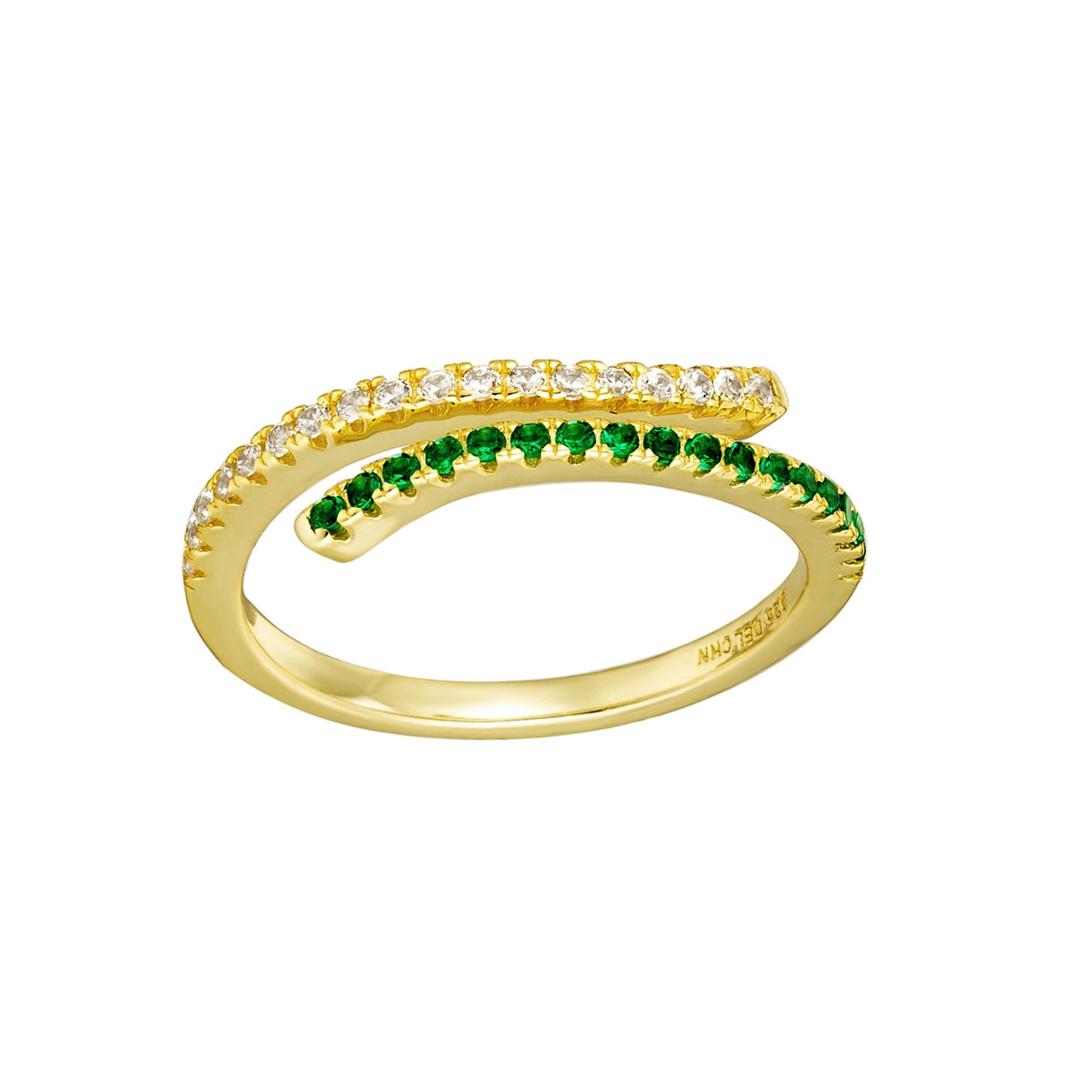 Dainty Overlap Ring