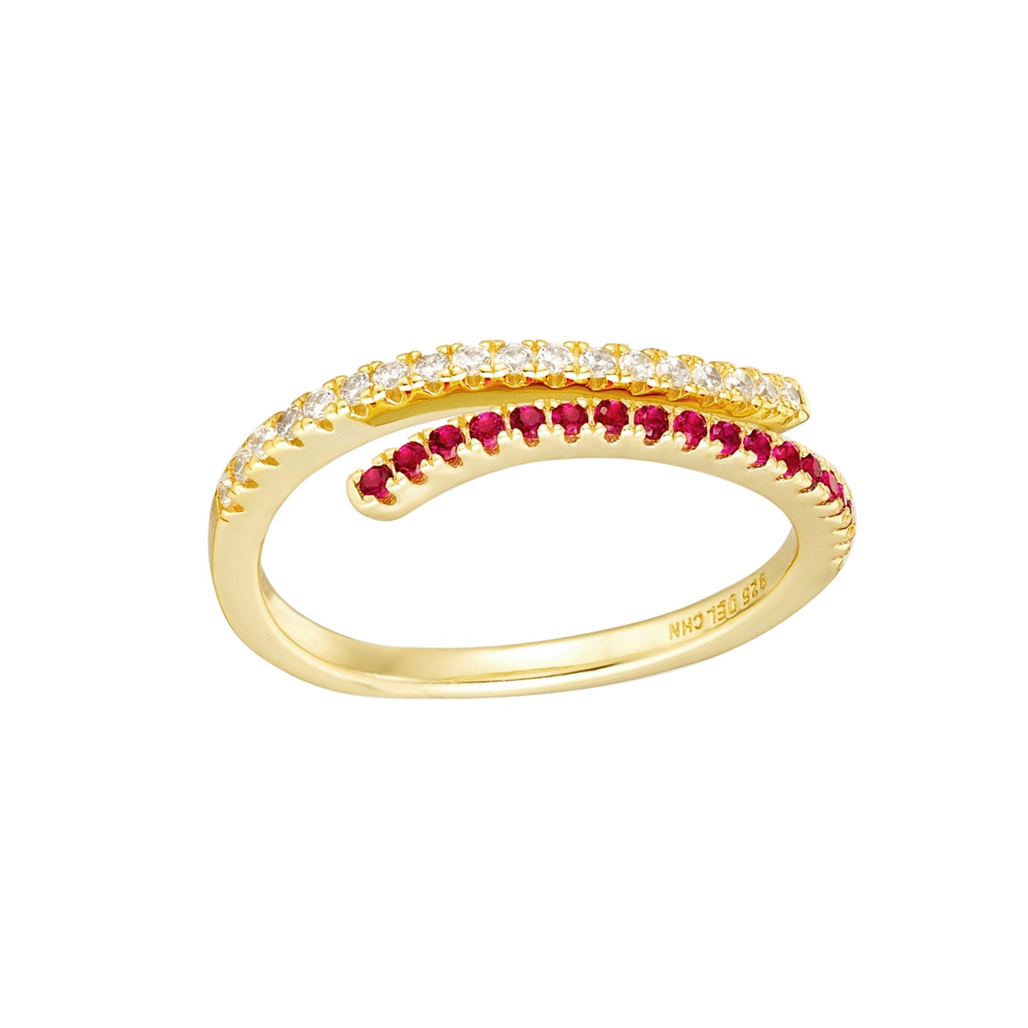 Dainty Overlap Ring