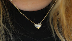 Inner Dot Heart Necklace