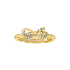 Thin Bow Tie Ring