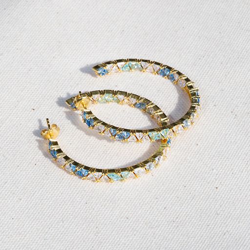 Showstopper Multi Color Hoops