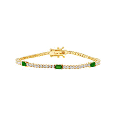 Dainty Baguette Bracelet