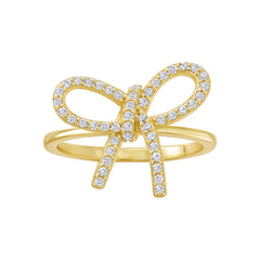 Dainty Bowtie Ring