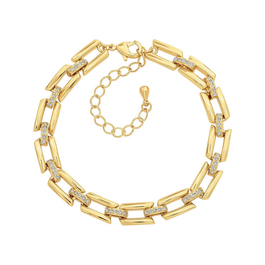 Looped Rectangles Bracelet