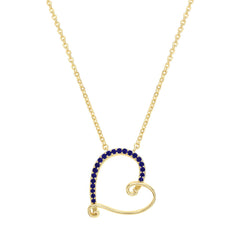 Curled Heart Pendant