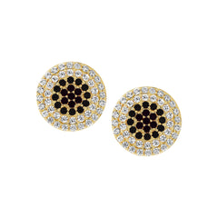 Ombre Circle Stud Earring