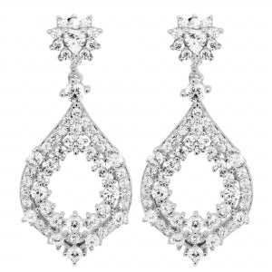 Double Layer Teardrop Earrings