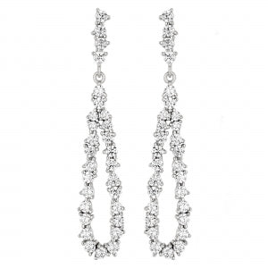 Thin Teardrop Earrings