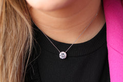 Large Solitaire Necklace
