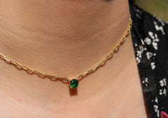 Classic Circle Link Necklace