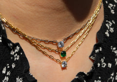 Classic Circle Link Necklace