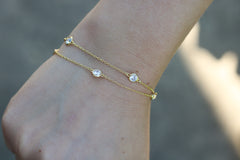 Double Diamond By The Yard Bracelet