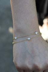 Double Diamond By The Yard Bracelet