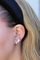 Mother Of Pearl Butterfly Studs
