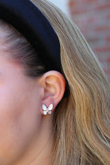 Mother Of Pearl Butterfly Studs