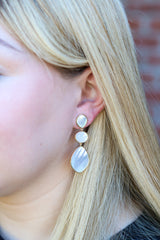 Triple Mother Of Pearl Drop