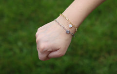 Link Heart Bracelet