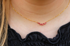 Dainty Up Down Bar Necklace