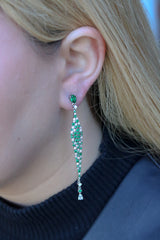 Long Classic Colored Earrings