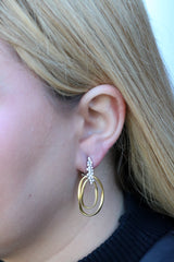 Statement Matt Gold Earrings