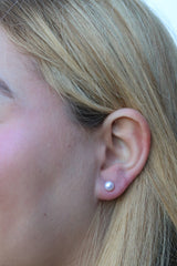 Pearl Flat Studs