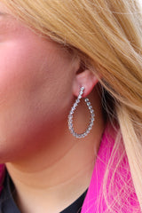 Soft J Hoop Earrings
