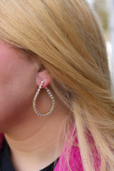 Soft J Hoop Earrings