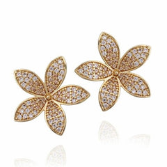 Pointy Flower Stud Earring