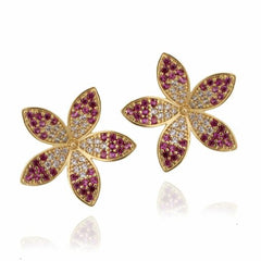 Pointy Flower Stud Earring