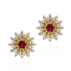 Sunburst Stud Earring