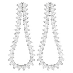 Open Tennis Teardrop Earrings