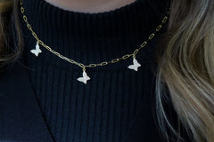 Butterfly Link Necklace