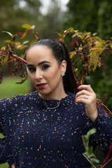 Baguette Swirled Post Earrings