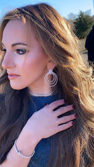 Triple Drop Earrings