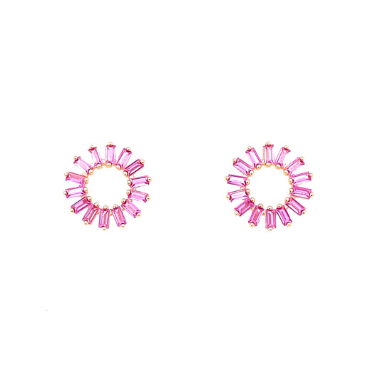 Exquisite Baguette Studs