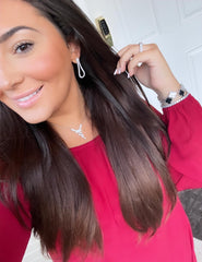 Open Tennis Teardrop Earrings