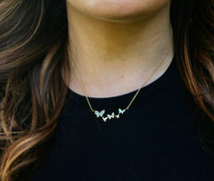 Up & Down Butterfly Necklace