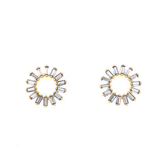 Exquisite Baguette Studs