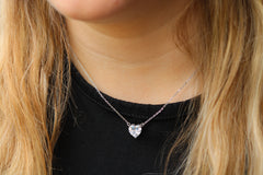 Heart Solitaire Necklace