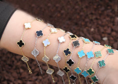 Five Small Clover Bracelet