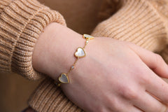 Hearts Around The Hand Bracelet