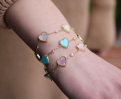 Hearts Around The Hand Bracelet