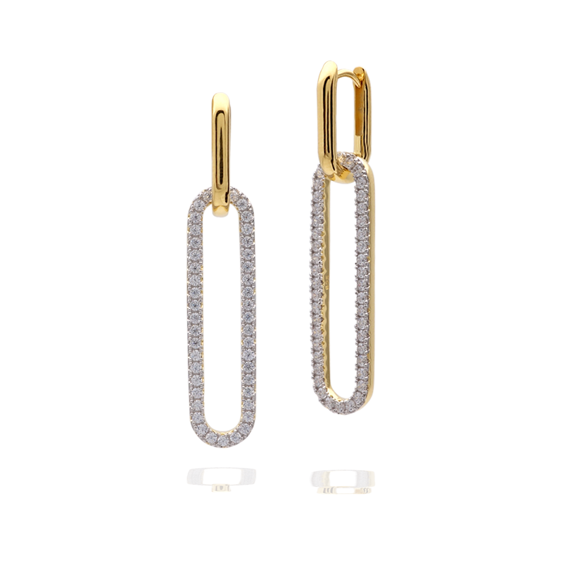 Double Link Earrings