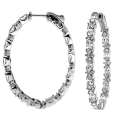 Unique Shaped Oval Hoops