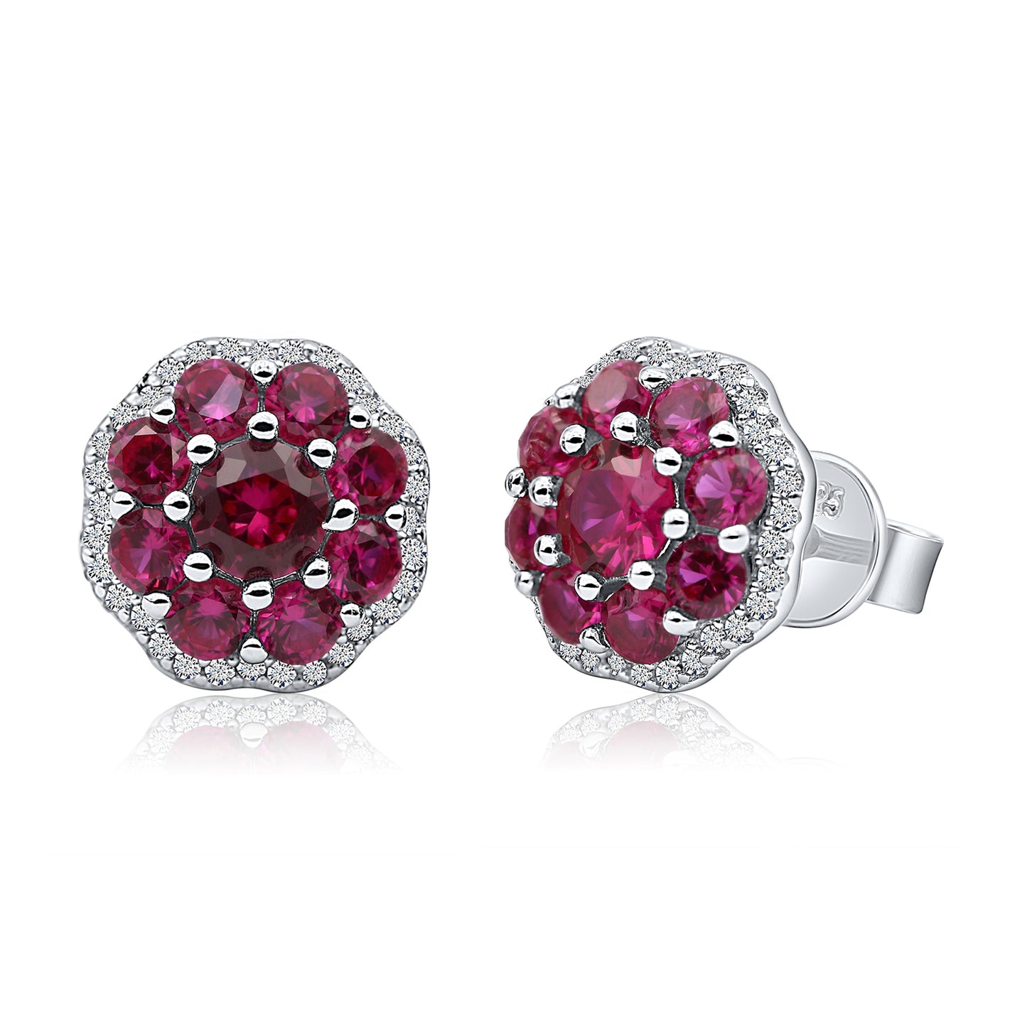 Color Pop Floral Studs