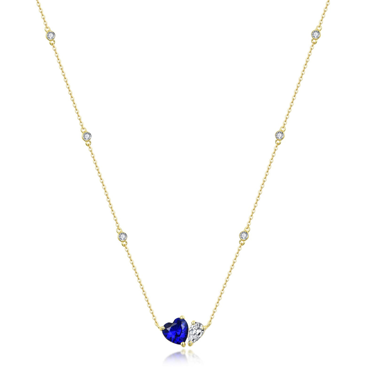 Diamond By The Yard Heart Necklace