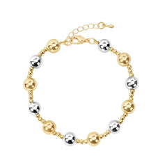 Two Tone Ball Bracelet