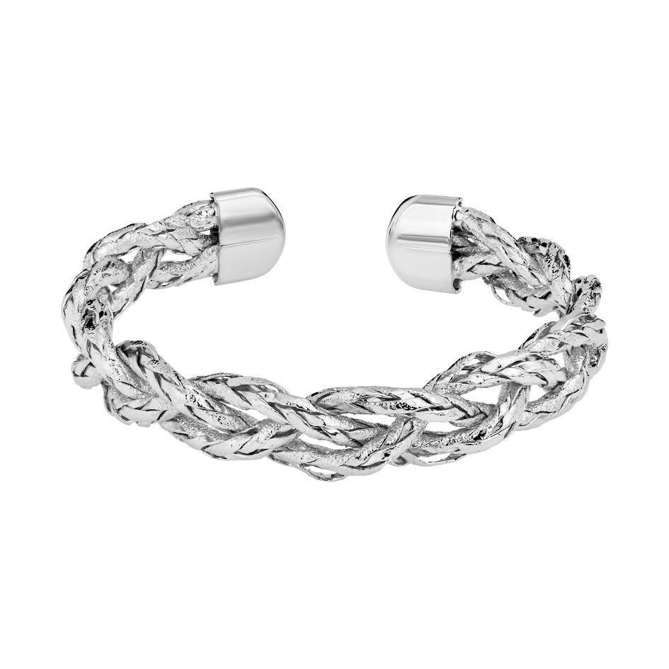 Open Overlap Bangle